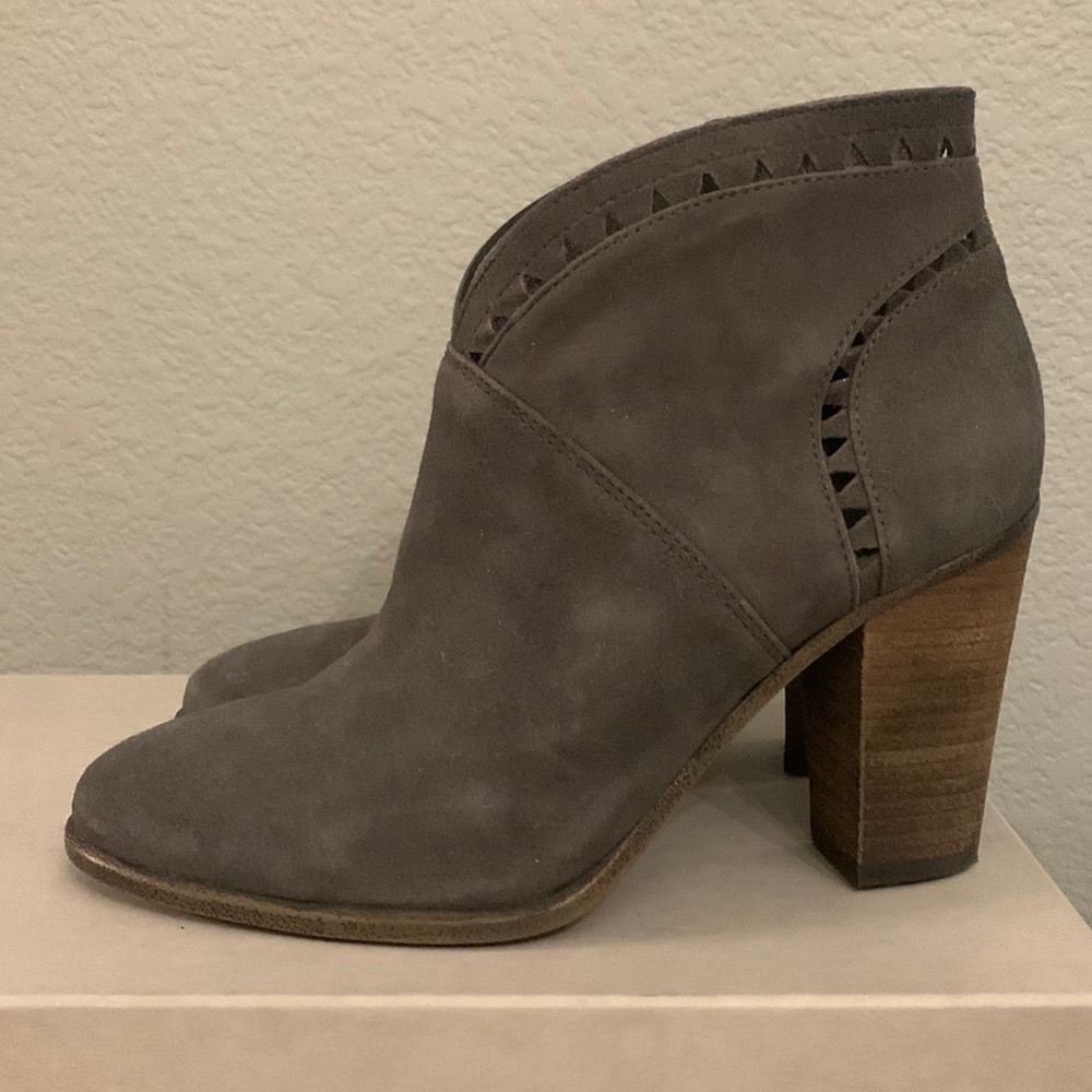 Vince Camuto Grey Suede Ankle Boots